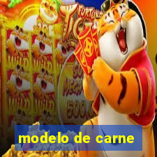 modelo de carne